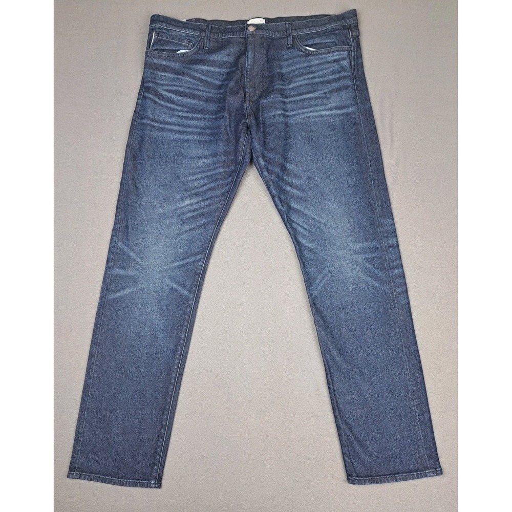 Joe's Jeans The‎ Asher Slim Fit Men's 40W X 33L Dark Blue Denim Stretch Whiskers